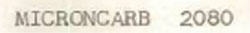 Microncarb 2080 Device mark 706411 Trademark