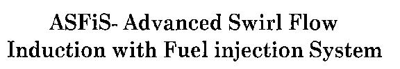 Asfis Advanced Swirl Flow Induction With Fuel Injection System (logo) Device mark 2258939 Trademark