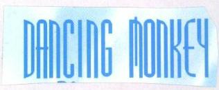 Dancing Monkey With Label Device mark 1462959 Trademark