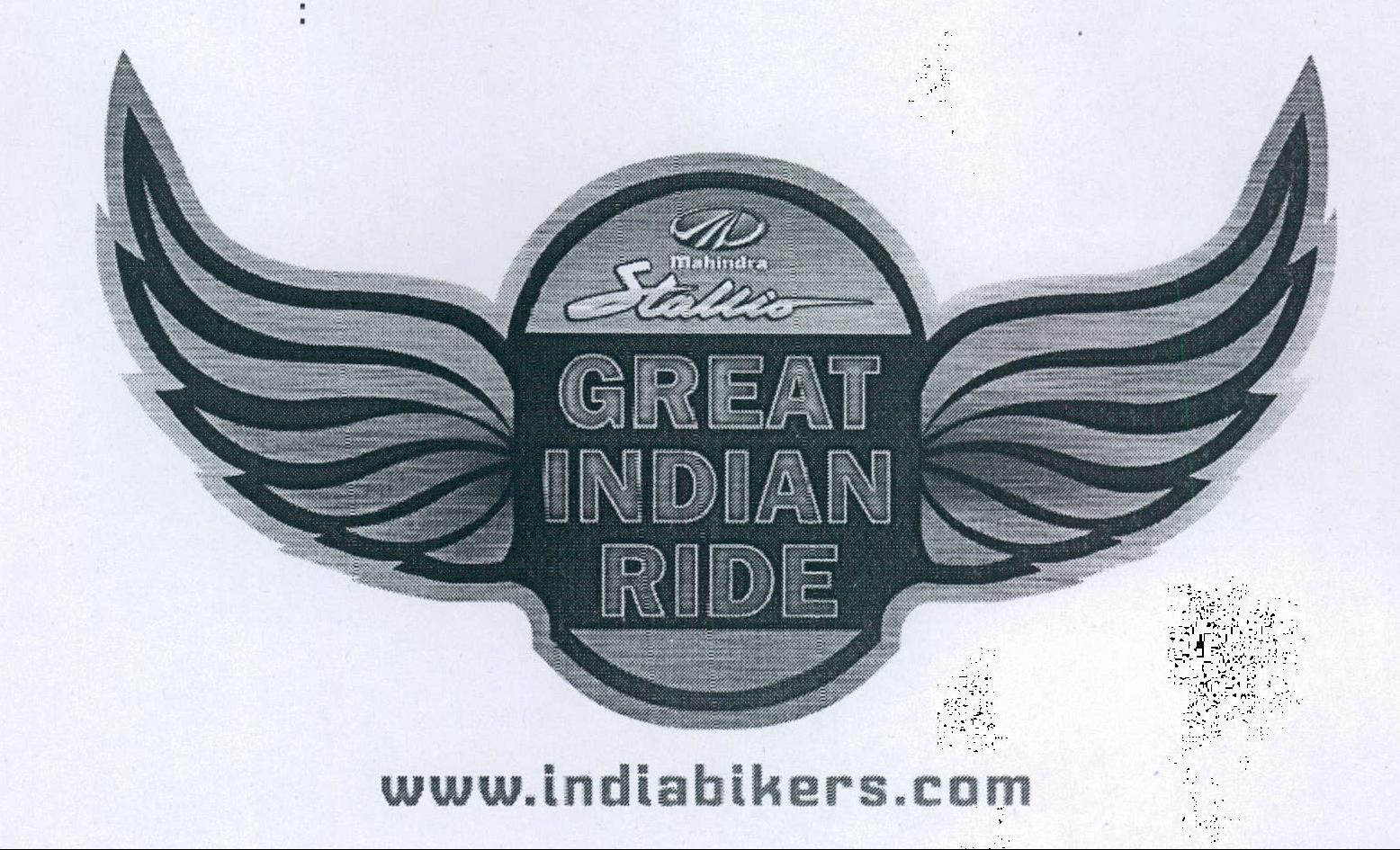 Mahindra Stallio Great Indian Ride Device mark 2065671 Trademark