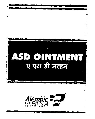 Asd Ointment Device mark 855972 Trademark