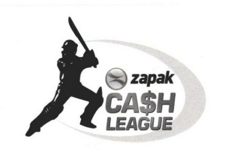 Zapak Cash League (device Of Criceter) Device mark 1688620 Trademark