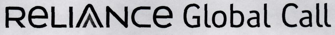 Reliance Global Call (letter Written In Special Form) Device mark 1459712 Trademark