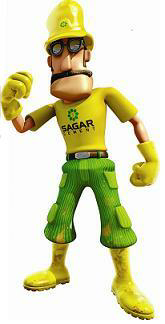 Sagar Cement (device Of A Man) Device mark 2670707 Trademark