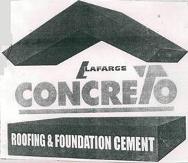 Concreto, (de. Of Roof) Device mark 1160537 Trademark