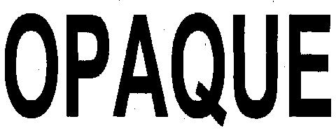 Opaque(device) Device mark 2155241 Trademark