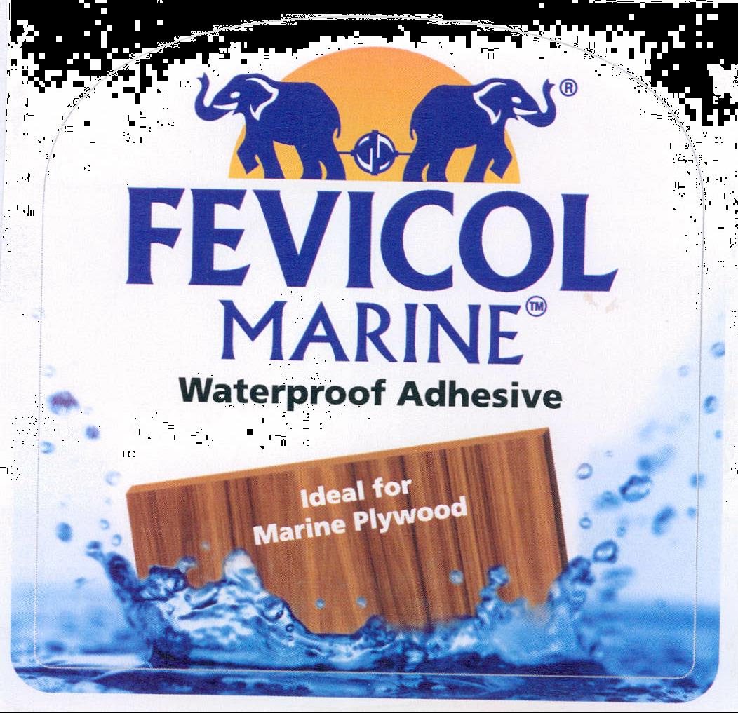 Fevicol Marine Waterproof Adhesive Device mark 2110954 Trademark