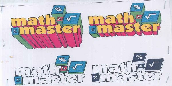 Math Master (label) Device mark 1742964 Trademark