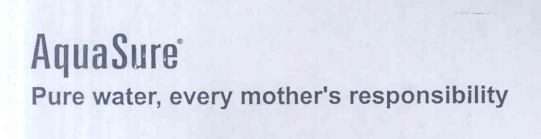 Aquasure (lable) Device mark 1699697 Trademark