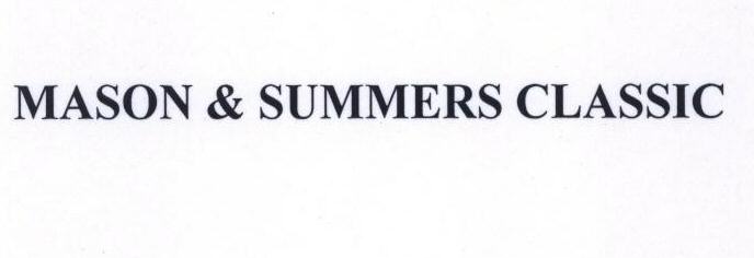 Mason & Summers Classic Device mark 1405581 Trademark