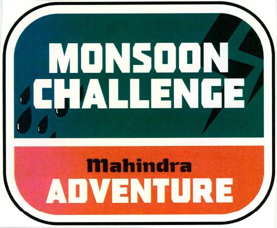 Monsoon Challenge Mahindra Adventure Device mark 2212308 Trademark