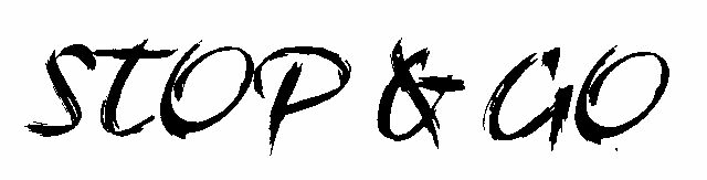 Stop & Go (letter Written In Special From) Device mark 1470145 Trademark