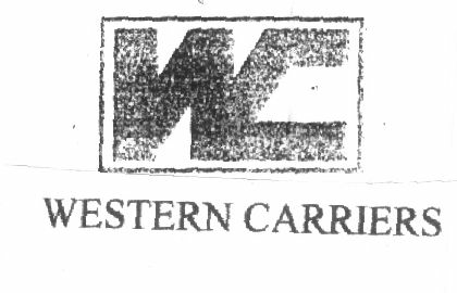 Wc, Western Carriers (label) Device mark 1487197 Trademark