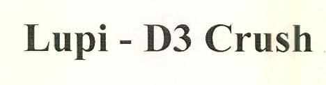 Lupi -d3 Crush Device mark 2636787 Trademark