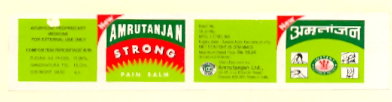 Amrutanjan, Strong Pain Balm(device) Device mark 854173 Trademark