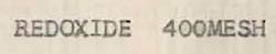 Redoxide 400mesh Device mark 707487 Trademark