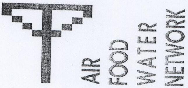Air Food Water Network (lebal) Device mark 1554790 Trademark