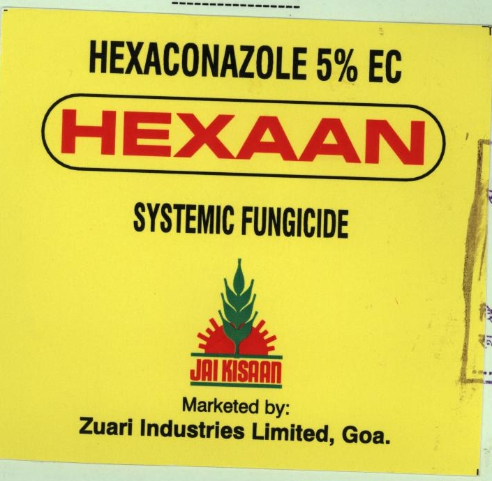Hexaan Systemic Fungicide Device mark 1968238 Trademark