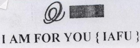 I Am For You {iafu} With Device Device mark 1707636 Trademark
