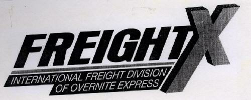 Freightx International Frieghtdivision Of Overnite Express (label) Device mark 1590313 Trademark