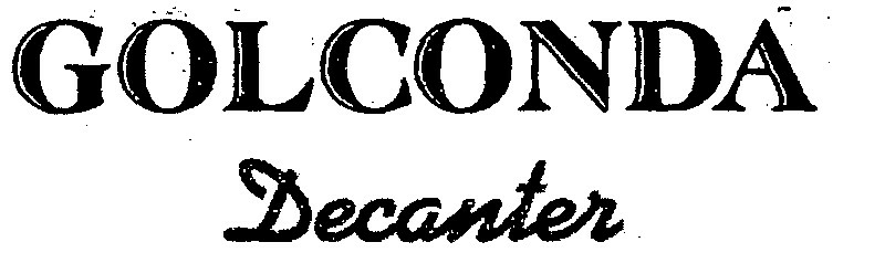 Golconda Decanter (lable) Device mark 1141957 Trademark