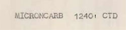 Microncarb 1240 Ctd Device mark 706465 Trademark