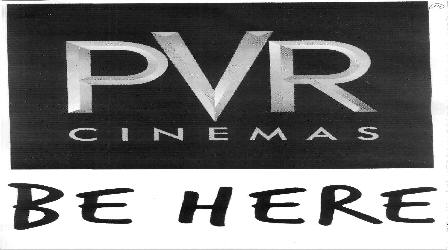 Pvr Cinemas Be Here (loga) Device mark 2096409 Trademark