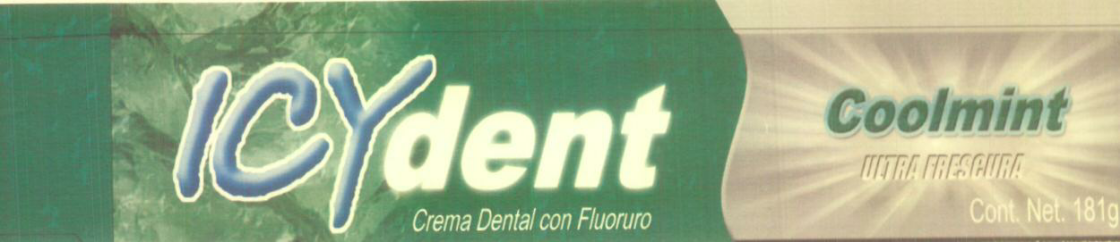 Icydent Coolmint (label) Device mark 1620027 Trademark