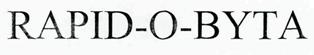 Rapid-o-byta Device mark 2432288 Trademark
