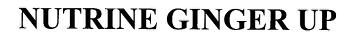 Nutrine Ginger Up Device mark 1880113 Trademark