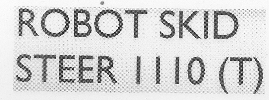 Robot Skid Steer I I I 0 (t) (label) Device mark 1945056 Trademark