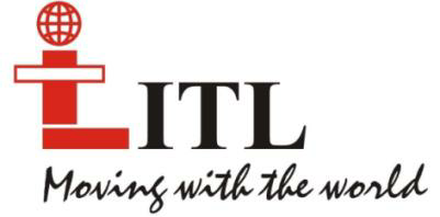 Itl Alongwith Tagline 'moving With The World' And Logo Device mark 2760935 Trademark