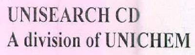 Unisearch Cd A Division Of Unichem Device mark 2649997 Trademark