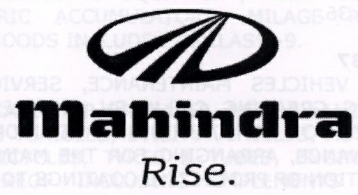 Mahindra Rise Device mark 1845645 Trademark