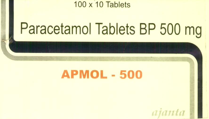 Apmol - 500 (label) Device mark 1602091 Trademark