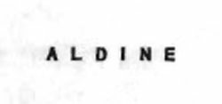 Aldine Device mark 876633 Trademark