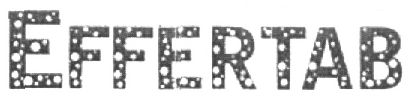 Effertab ( Label) Device mark 1418458 Trademark