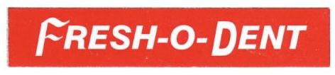 Fresh-o-dent (label) Device mark 1669892 Trademark