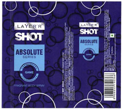 Layer'r Shot With Label Device mark 2862480 Trademark