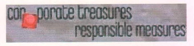 Corporate Treasures Responsible Measures Device mark 2216102 Trademark