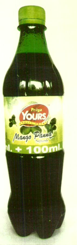 Priya Yours, Device Of Bottle, (label) Device mark 1473246 Trademark