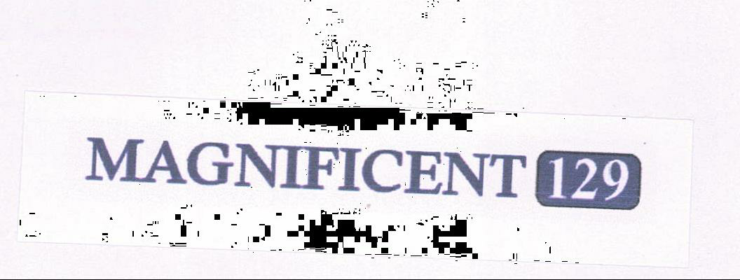 Magnificent 129 Device mark 2037624 Trademark