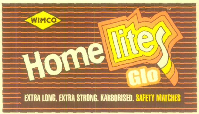 Home Lites Glo (label) Device mark 1625073 Trademark