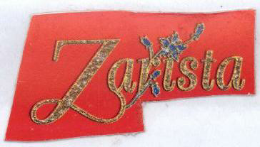 Zarista (label) Device mark 1515229 Trademark