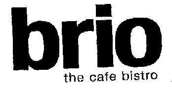 Brio The Cafe Bistro (label) Device mark 1400327 Trademark