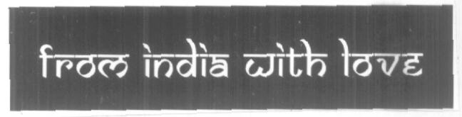 From India With Love Device mark 1628104 Trademark