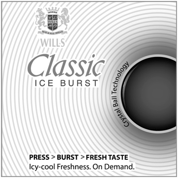 Wills Classic Ice Burst Crystal Ball Technology Device mark 2925980 Trademark