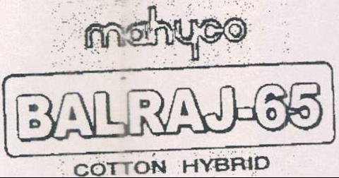 Mahyco Balraj-65 Device mark 928297 Trademark