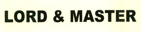 Lord & Master Device mark 2798909 Trademark