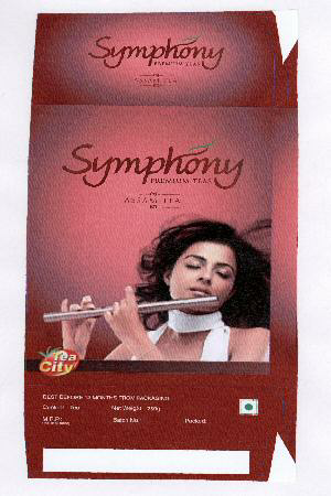 Symphony Tea City With Label Device mark 1742025 Trademark